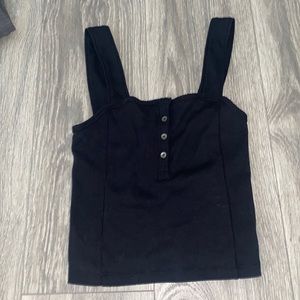 Black tank top